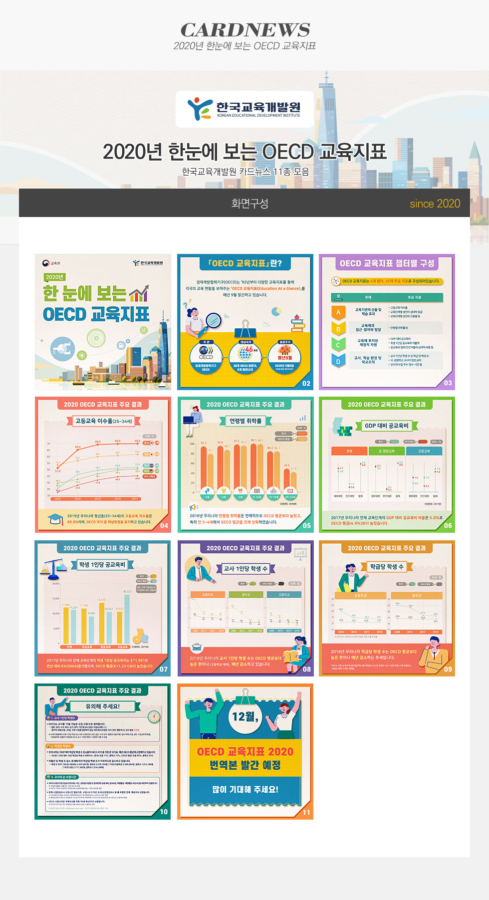 2020년 한 눈에 보는 OECD 교육지표