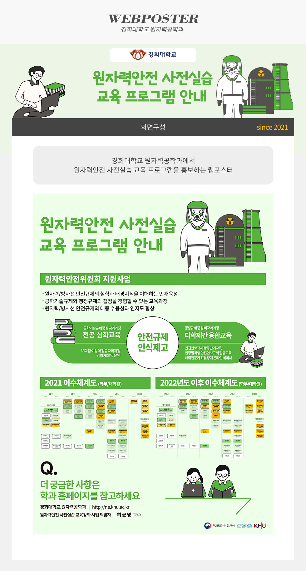 원자력안전 사전실습 교육 프로그램 안내