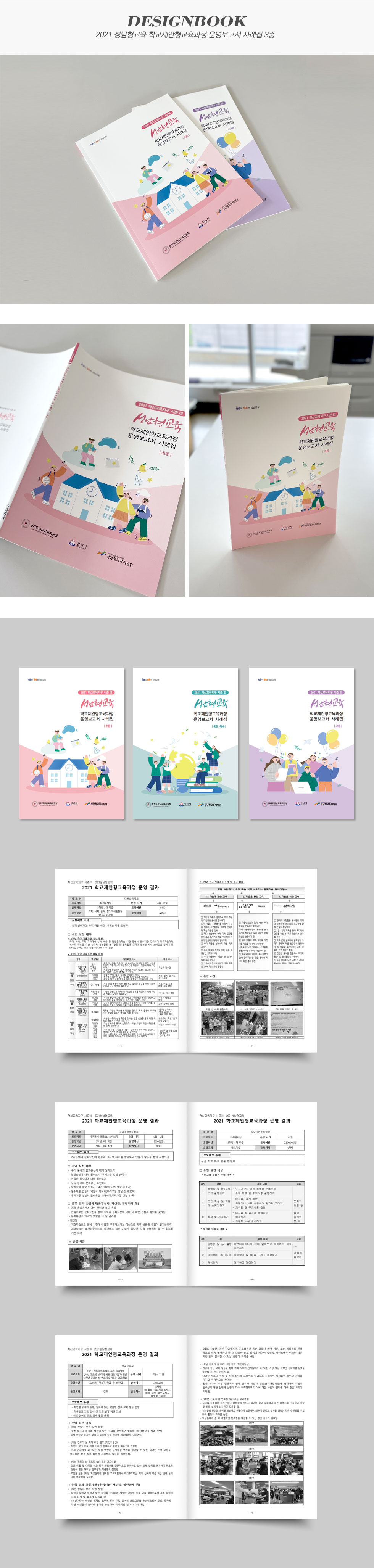 2021 성남형교육 학교제안형교육과정 운영보고서 사례집 3종